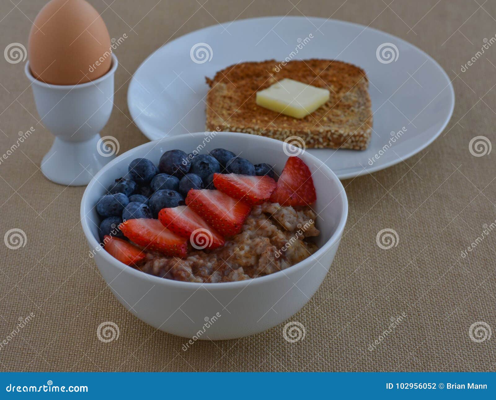 Healthy Breakfast Scene stock photo. Image of fresh - 102956052