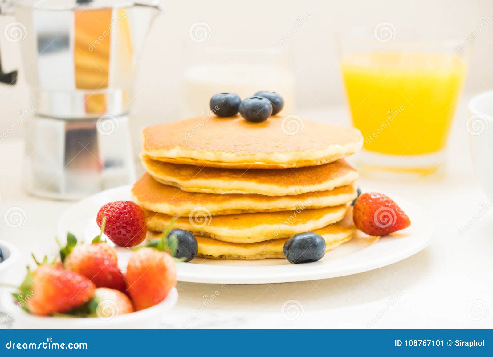 Healthy Breakfast set stock image. Image of healthy - 108767101