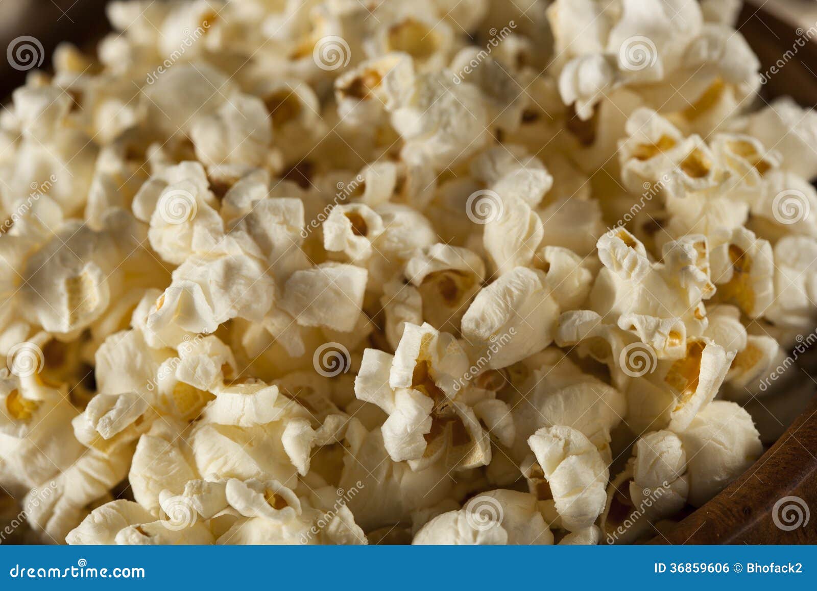 Healthy Buttered Popcorn with Salt Stock Photo Image of butter