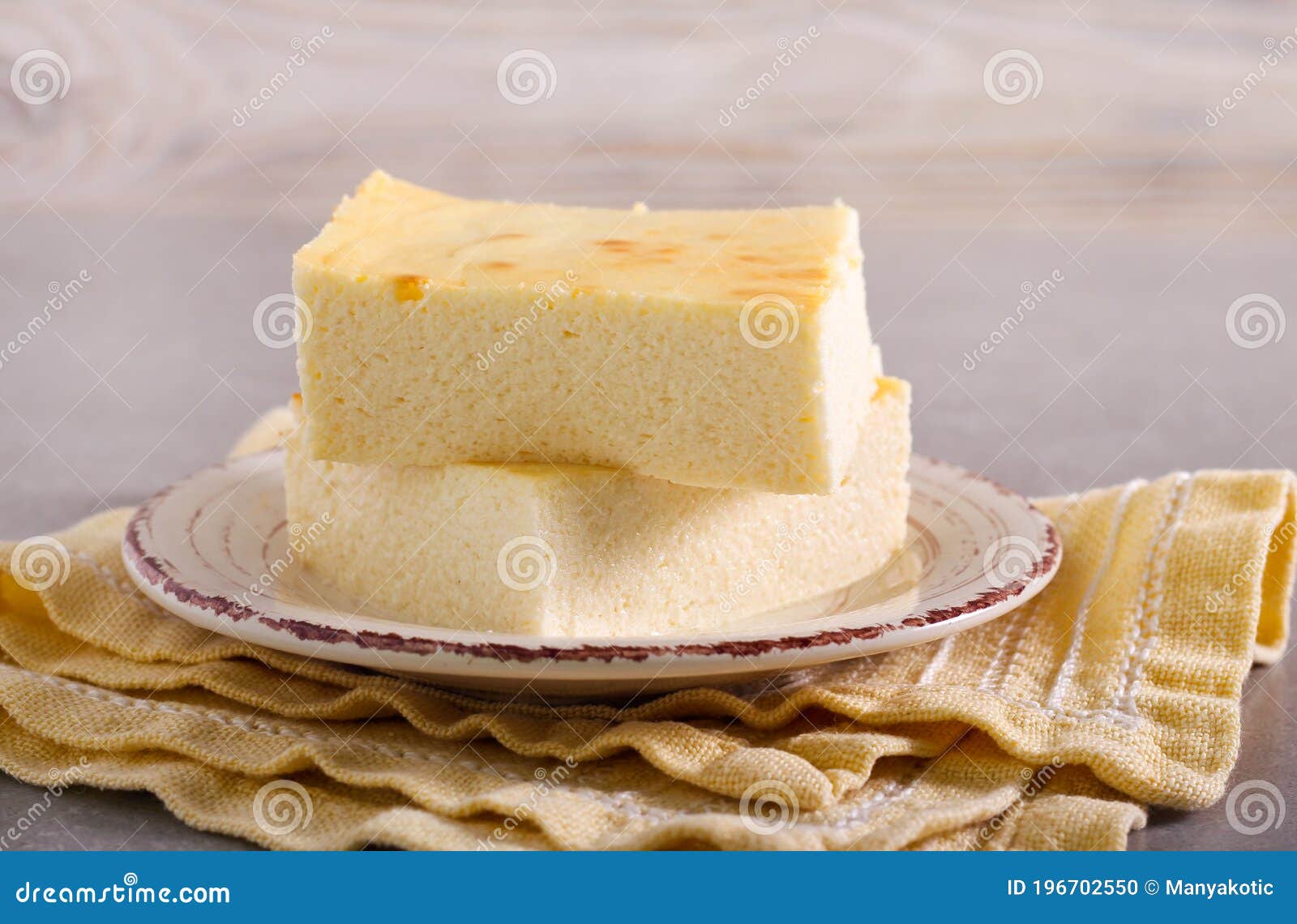 Healthy Diet Cottage Cheese High Protein Bake Stock Photo Image of