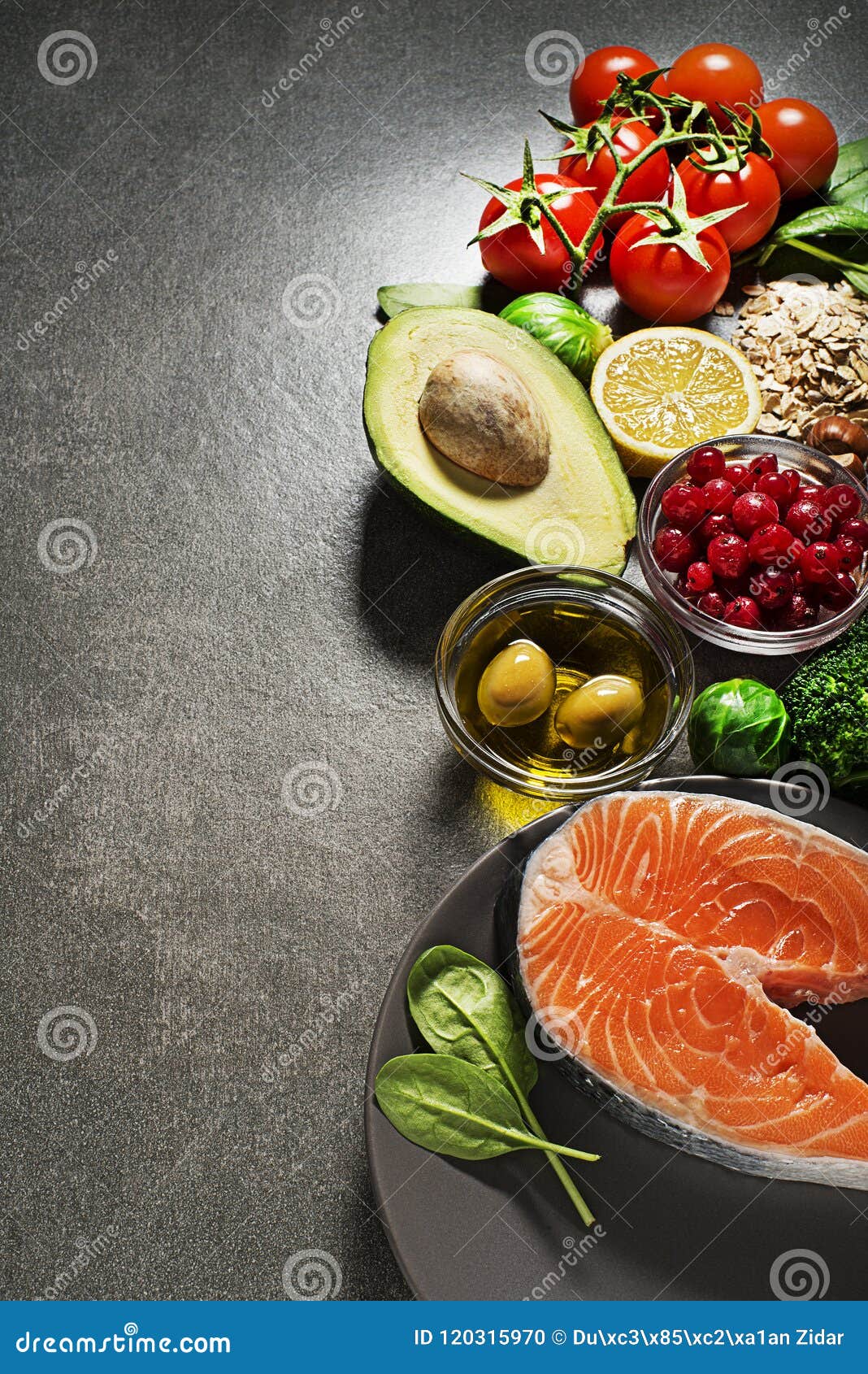 Healthy Diet Foods For Heart Cholesterol And Diabetes Stock Photo Image Of Nutrition Brussels 120315970