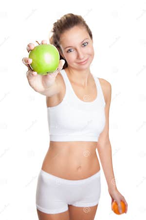 Healthy Diet For Perfect Body Stock Image Image Of Health Female 