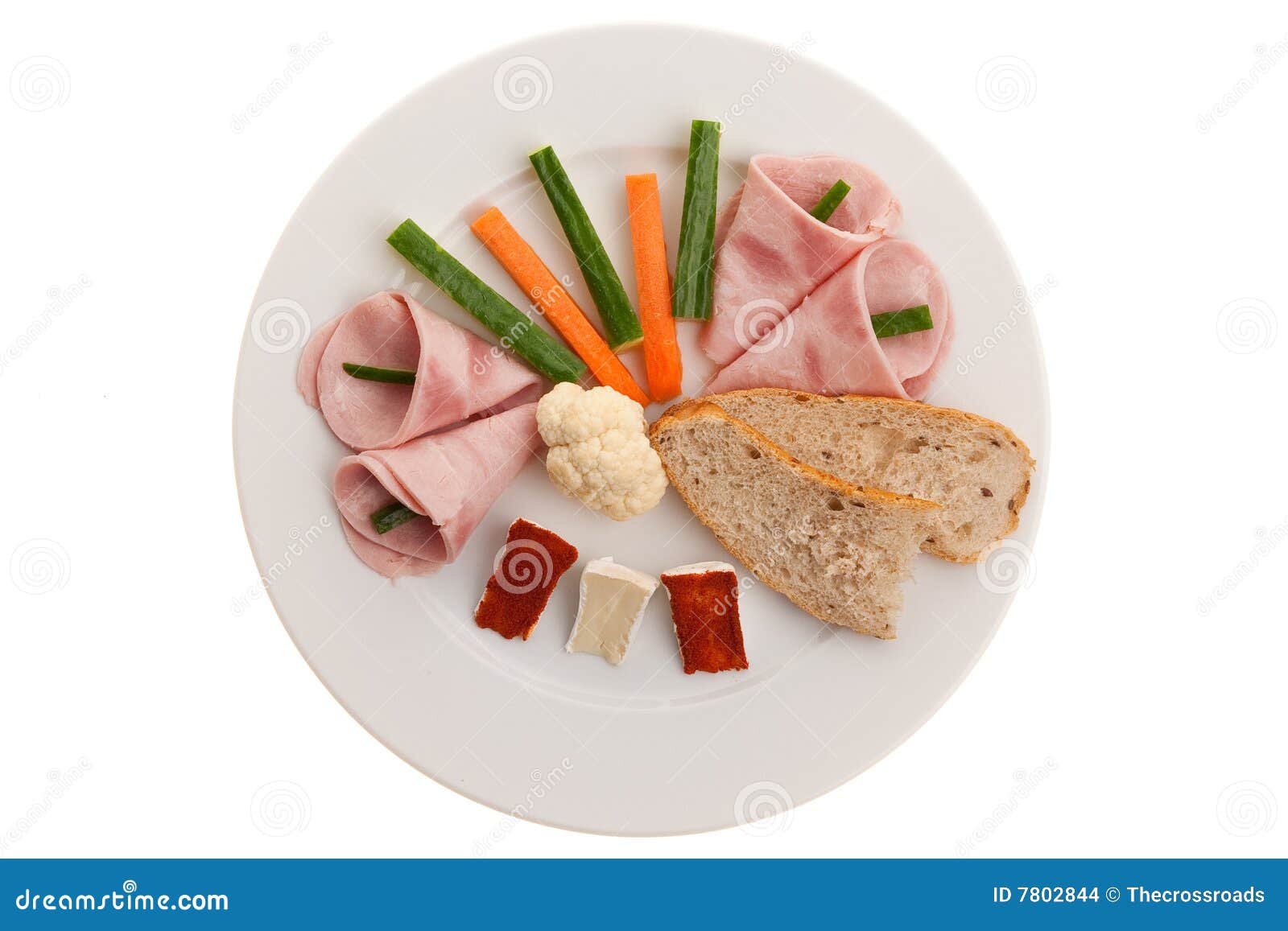Healthy Dinner Plate stock photo. Image of healthy, plate 7802844