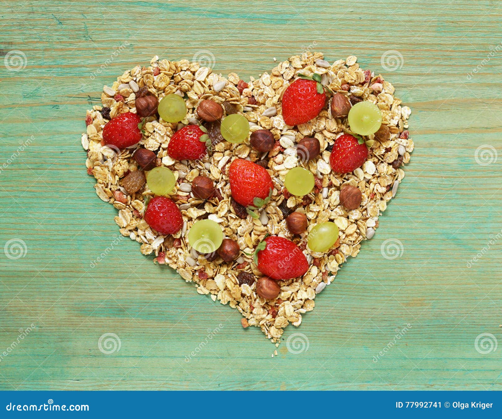 Healthy Eating Granola Cereal with Nuts and Fruit Stock Image Image of dessert, gourmet 77992741