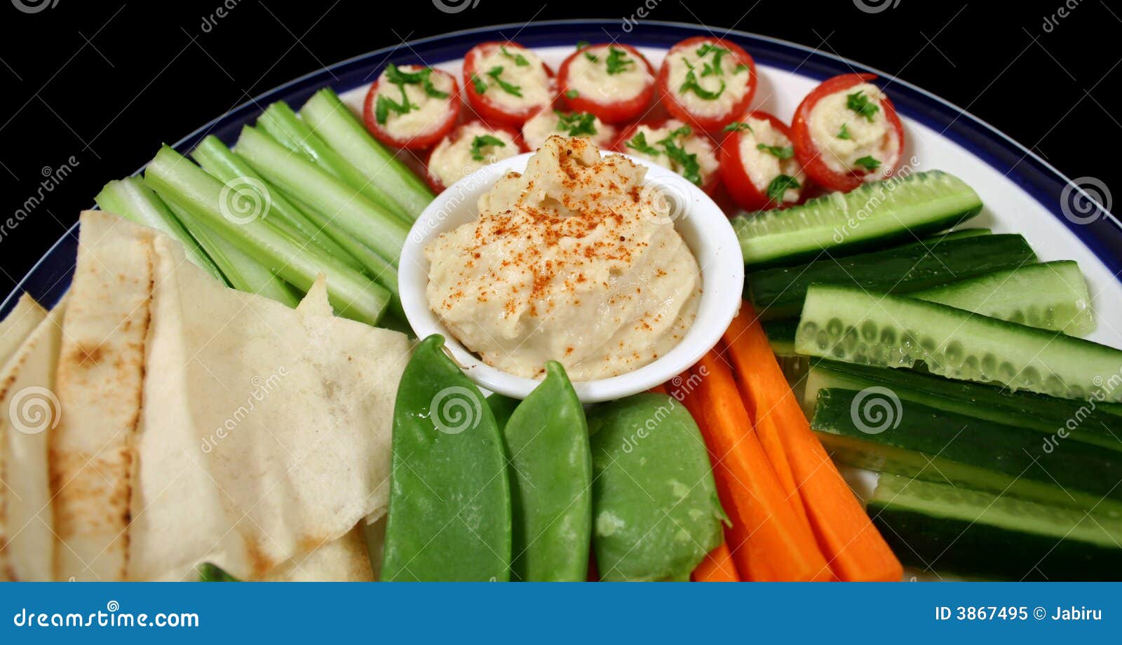 Healthy Entertaining Platter 5 Stock Image Image 3867495
