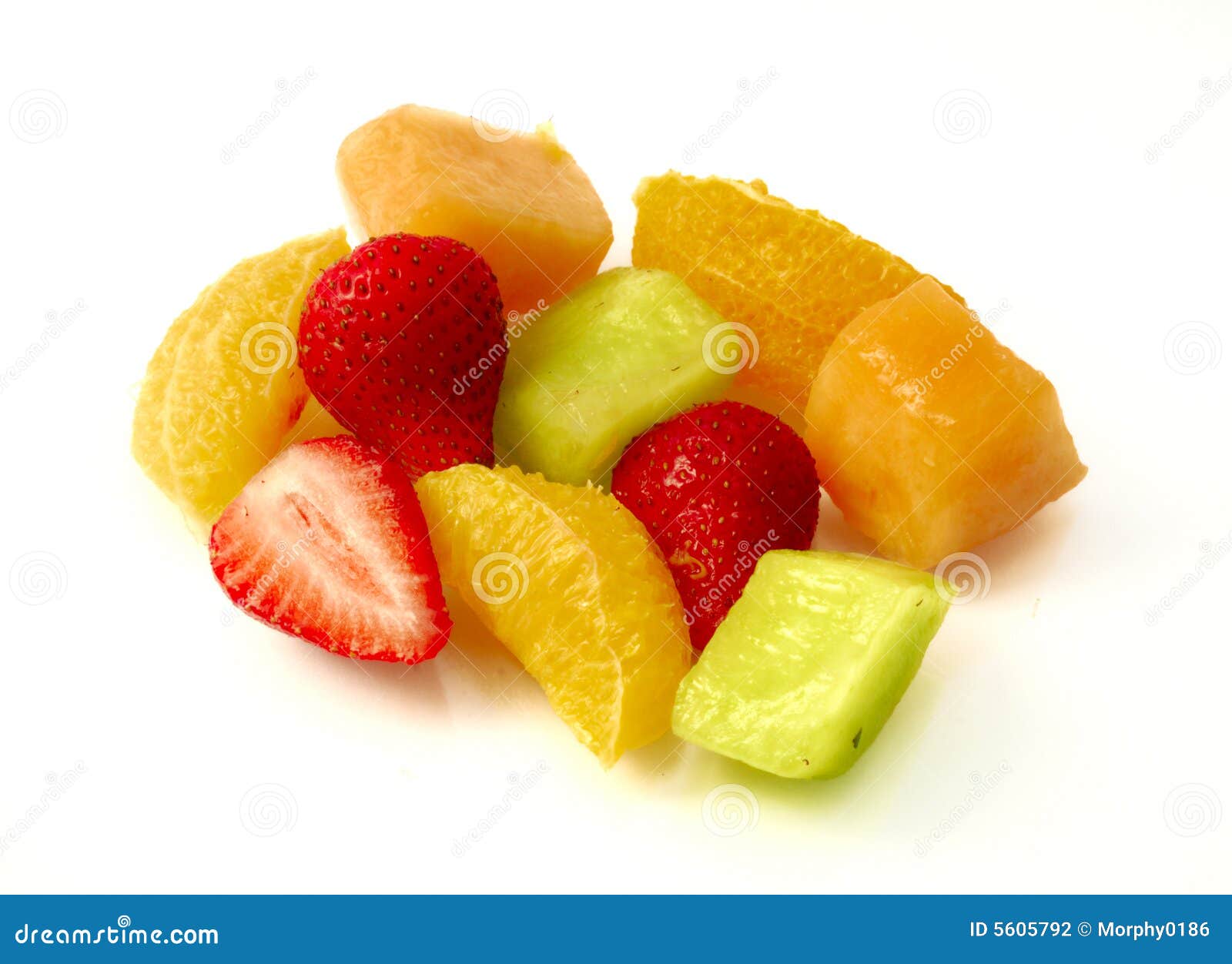 Healthy exotic fruit salad stock photo. Image of salad 5605792