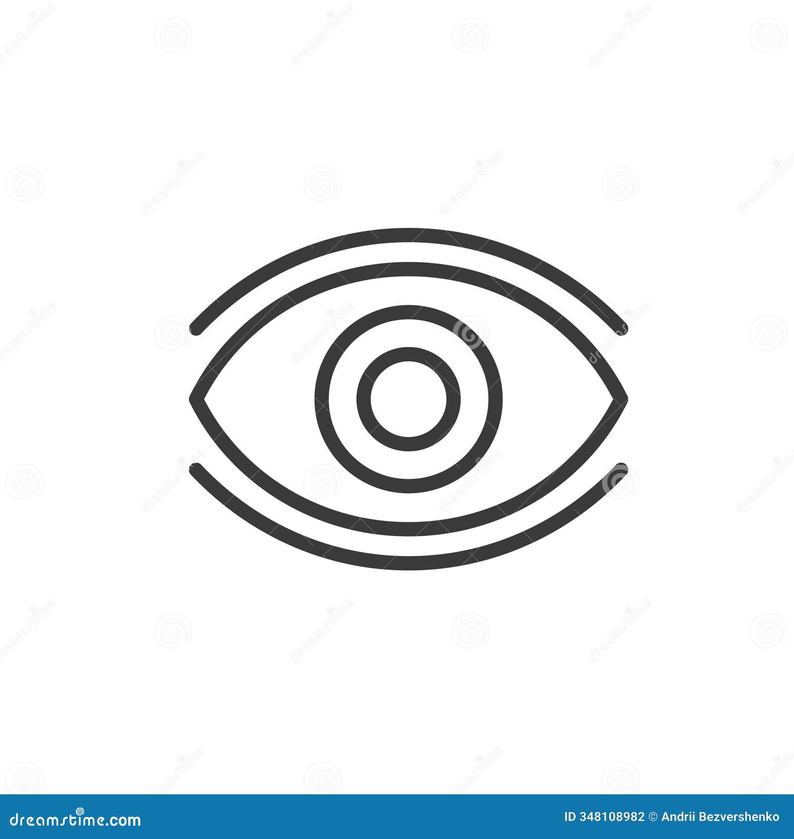 healthy eye, icon in line . healthy, eye, vision, clarity, wellness, protection, care on white background 