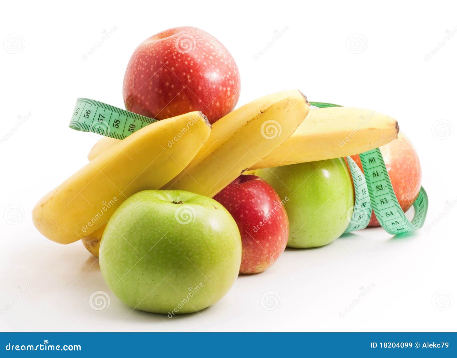 Healthy Food, Apples and Bananas Stock Image Image of objects, color