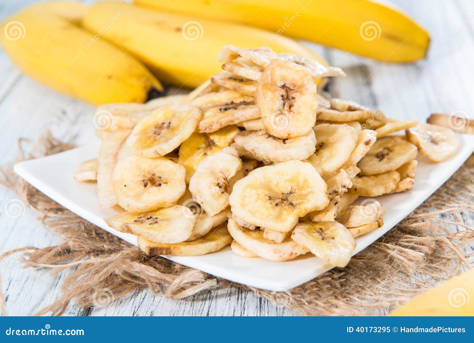 Healthy Food (Banana Chips) Stock Image Image of natural, crunchy