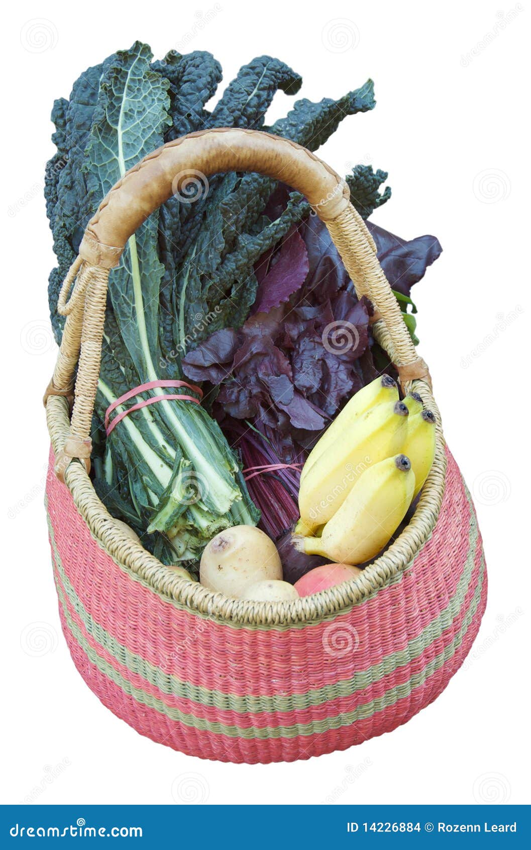 Healthy food basket stock photo. Image of chard, basket 14226884