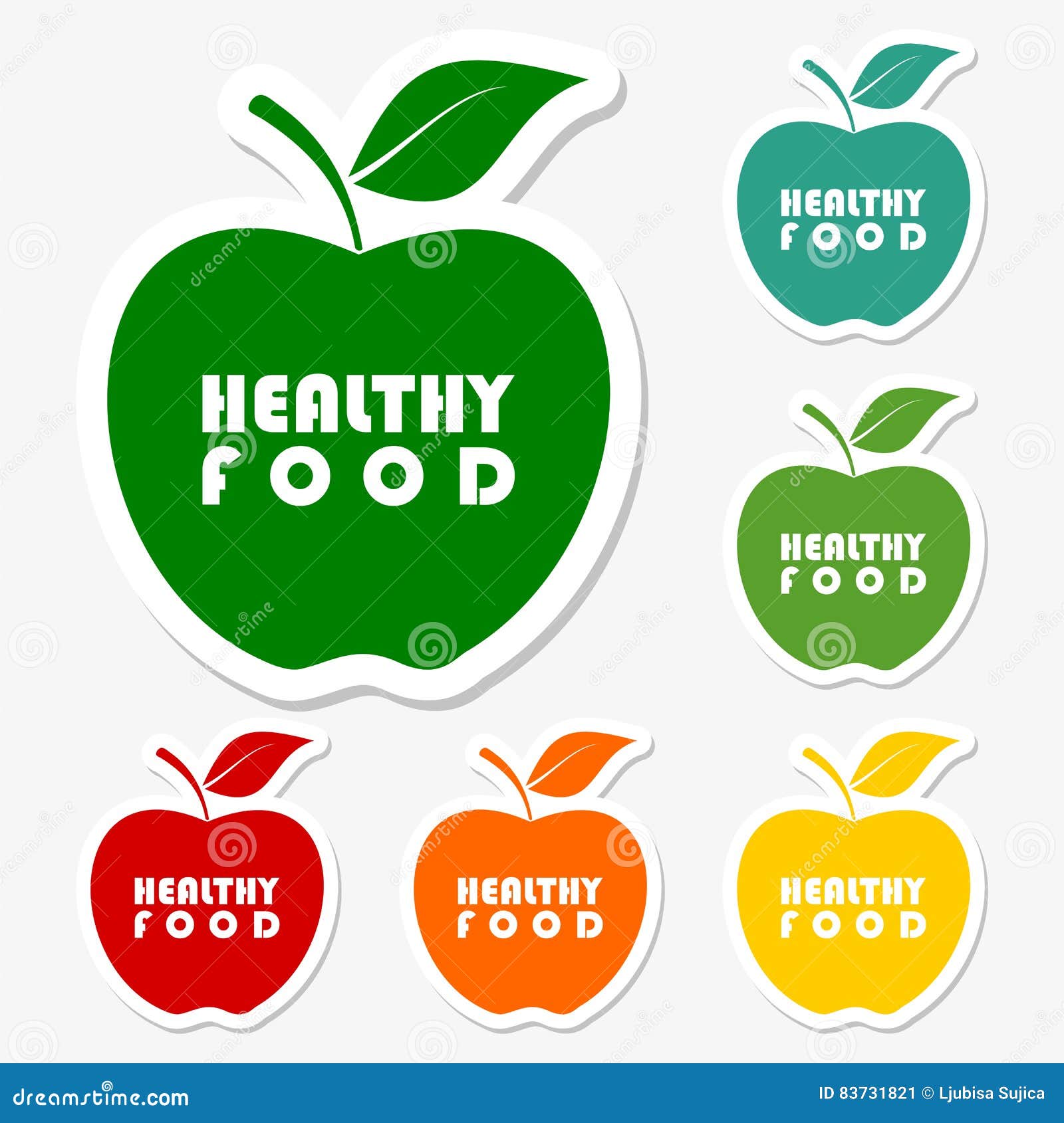 Healthy food design stock vector. Illustration of badge - 83731821