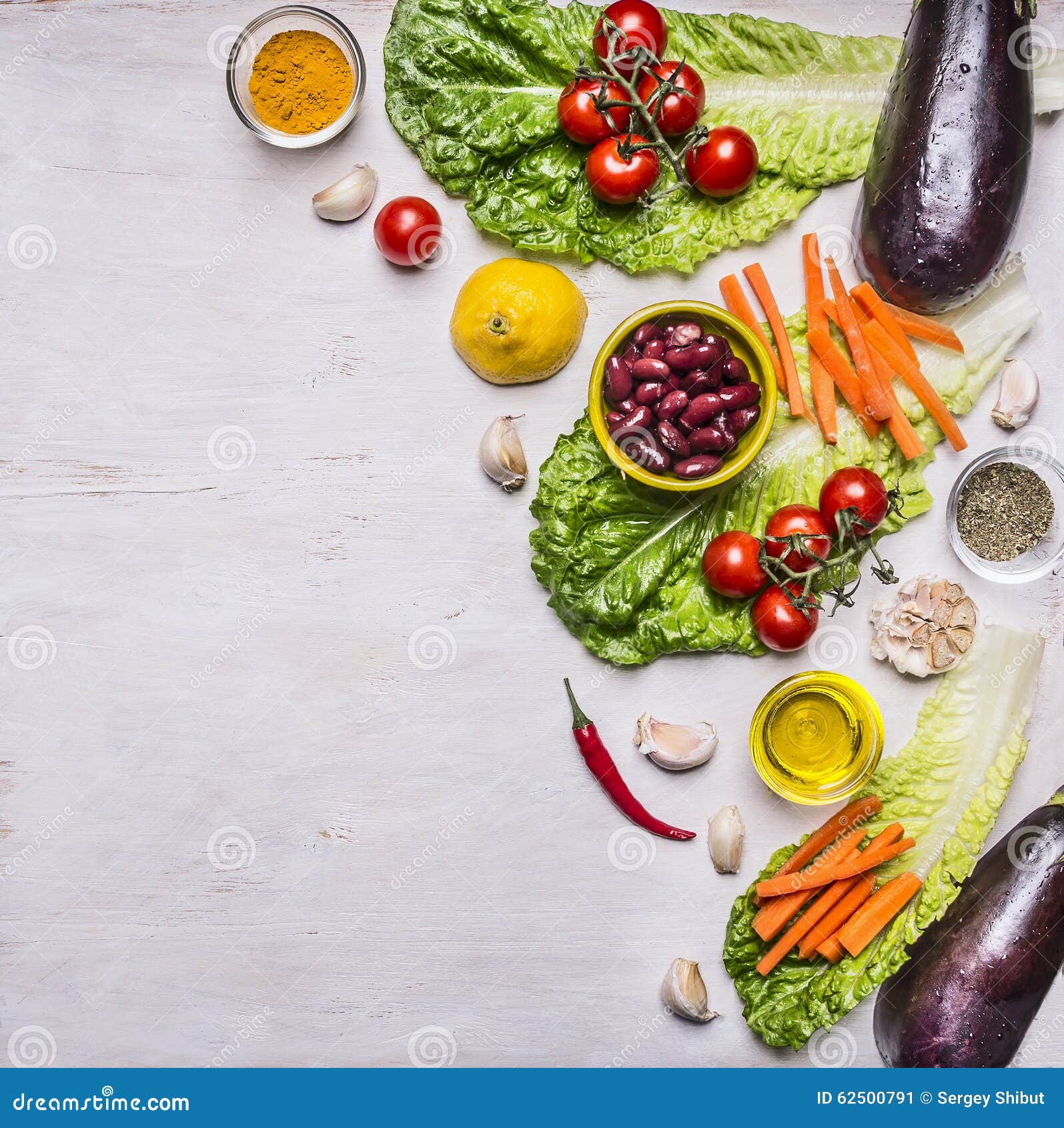 Healthy Food And Diet Nutrition Concept, Fresh Vegetables, Border, Place  For Text On Wooden Rustic Background Top View Vegetarian Stock Photo  62500791 - Megapixl