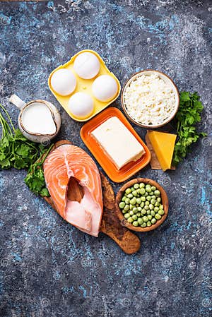 Healthy Foods Containing Vitamin D Stock Photo Image Of High Healthy Foods Containing Vitamin D Stock Photo Image Of High