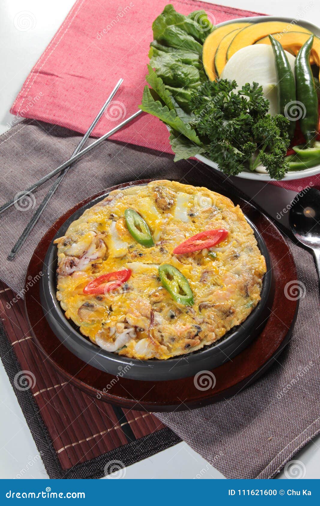 Fresh and Tasty Scrambled Egg or Omelette Stock Photo - Image of