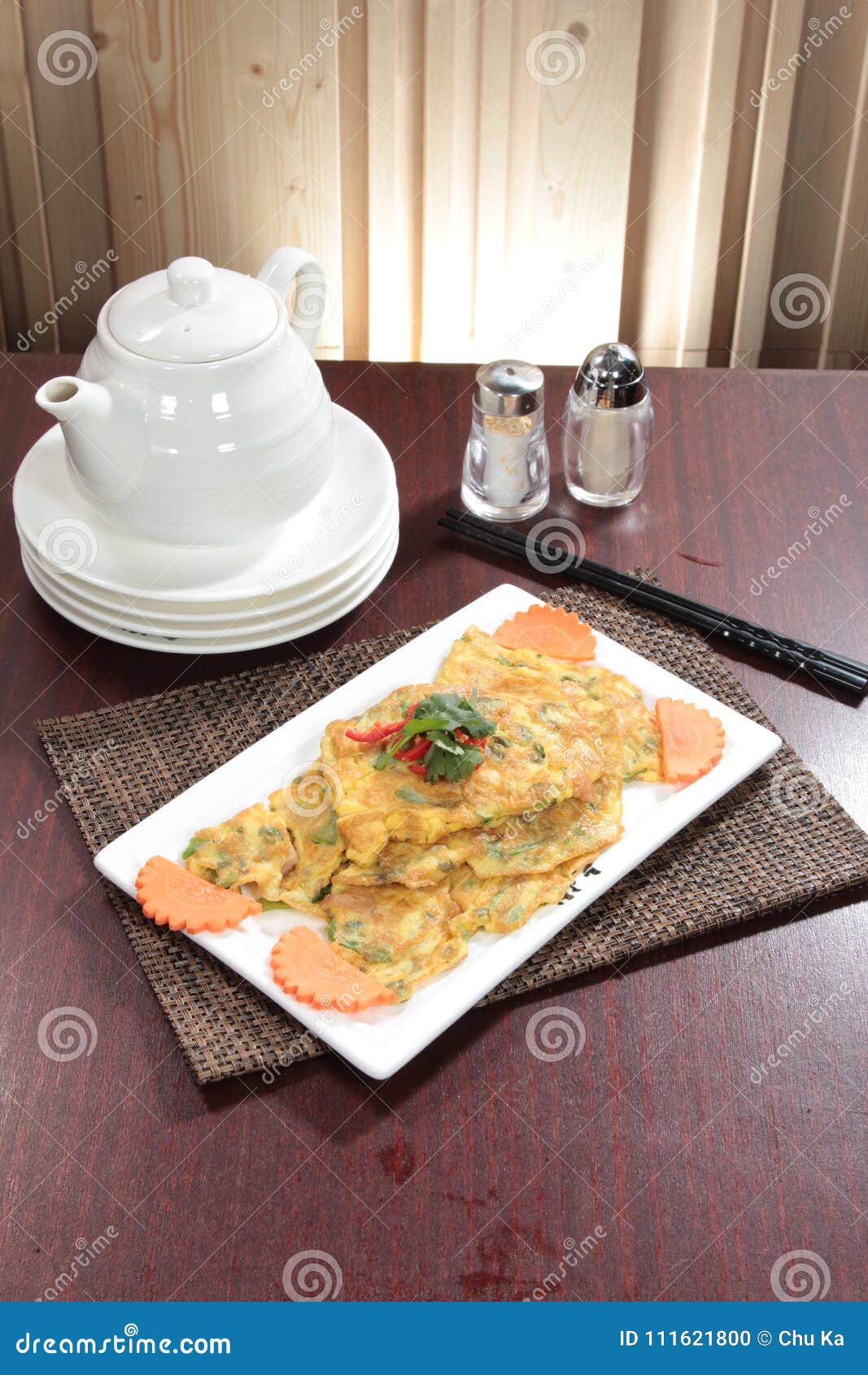 Fresh and Tasty Scrambled Egg or Omelette Stock Photo - Image of brunch
