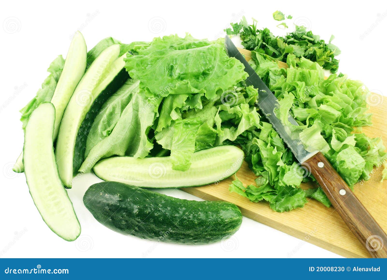 Green vegetables salad stock photo. Image of group, healthy 20008230