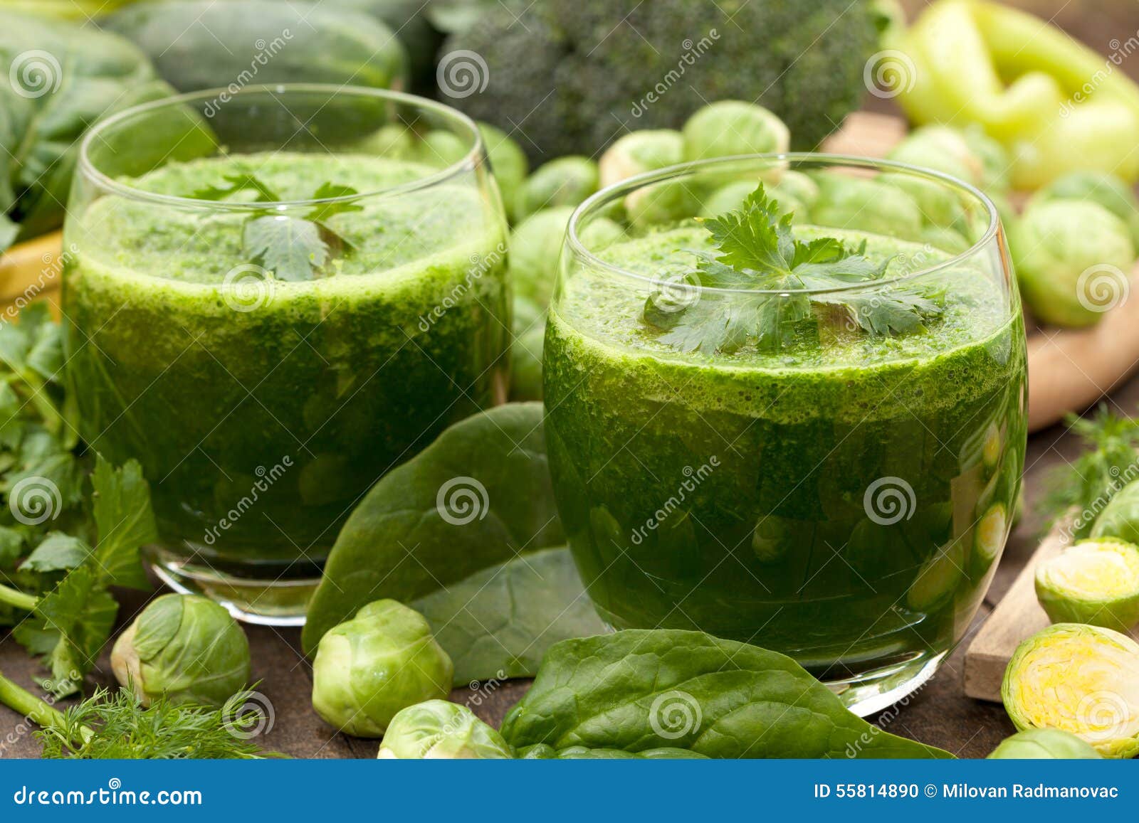 Healthy Green Vegetables Smoothie Stock Photo Image of healthy