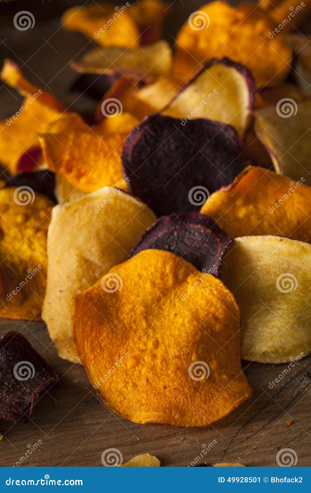 Healthy Homemade Vegetable Chips Stock Image Image of seasoned, snack
