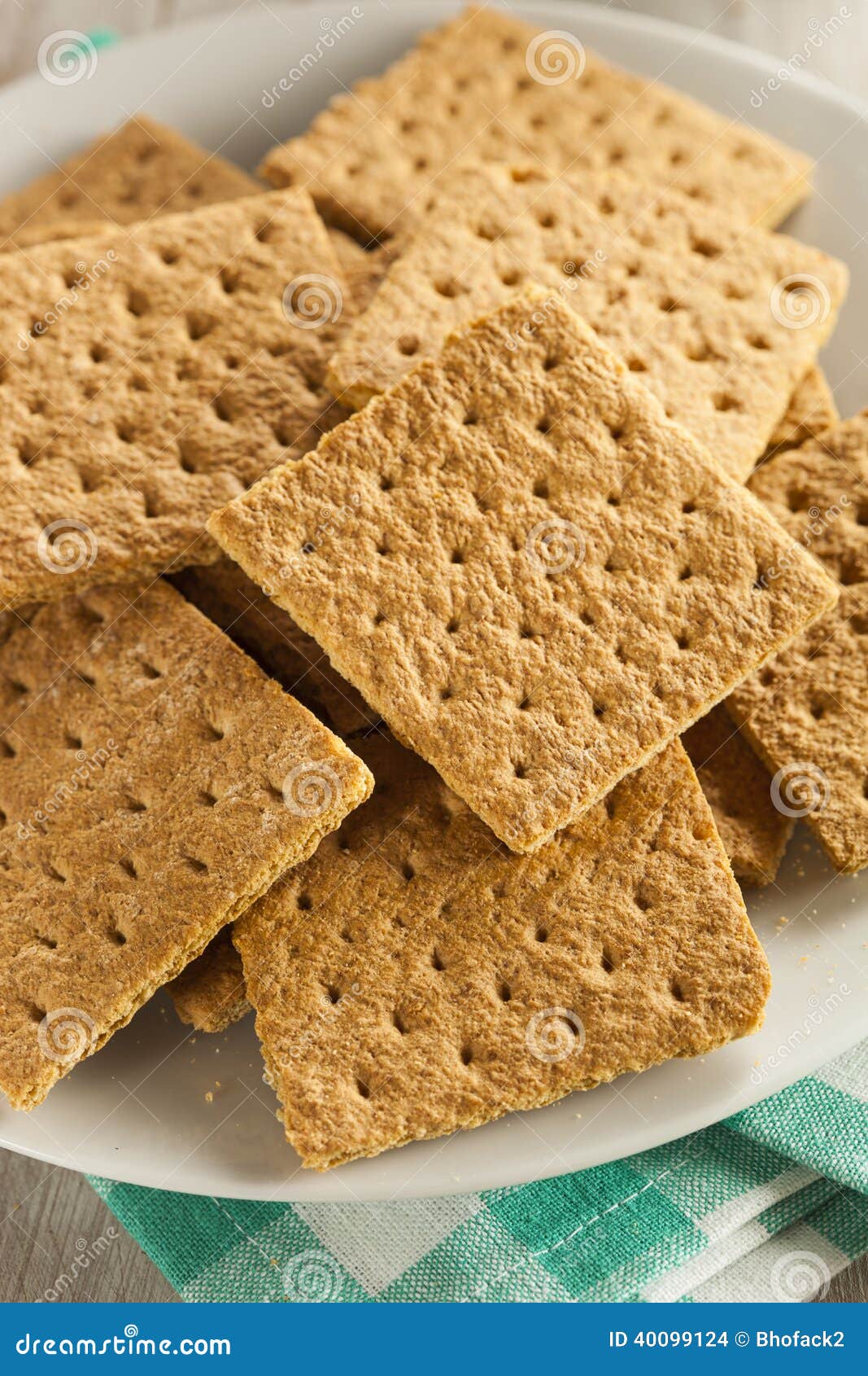 Healthy Honey Graham Crackers Stock Photo Image of delicious