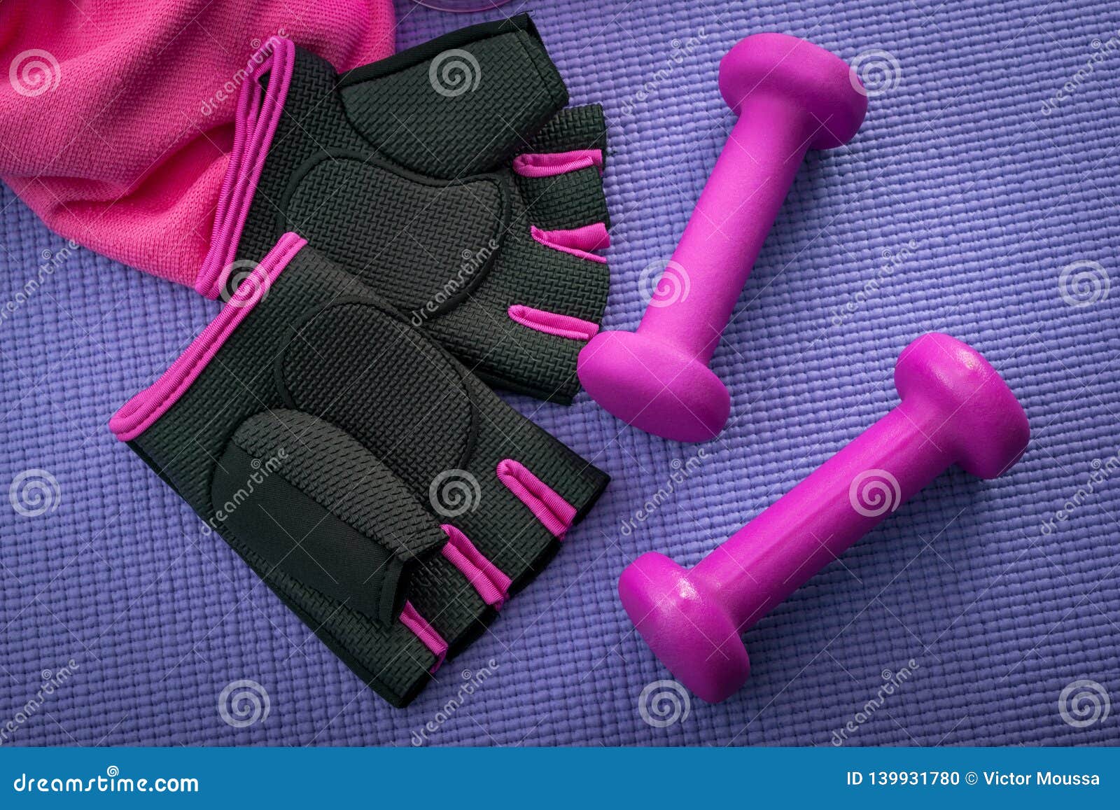 https://thumbs.dreamstime.com/z/healthy-lifestyle-fitness-yoga-concept-girly-workout-equipment-like-pink-pair-gym-gloves-two-dumbbells-weights-139931780.jpg