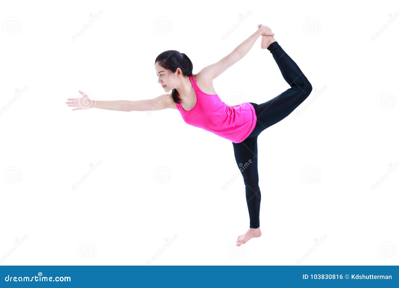 Standing Bow Yoga Pose Dandayamanadhanurasana Stock Photo - Download Image  Now - Adult, Adults Only, Balance - iStock