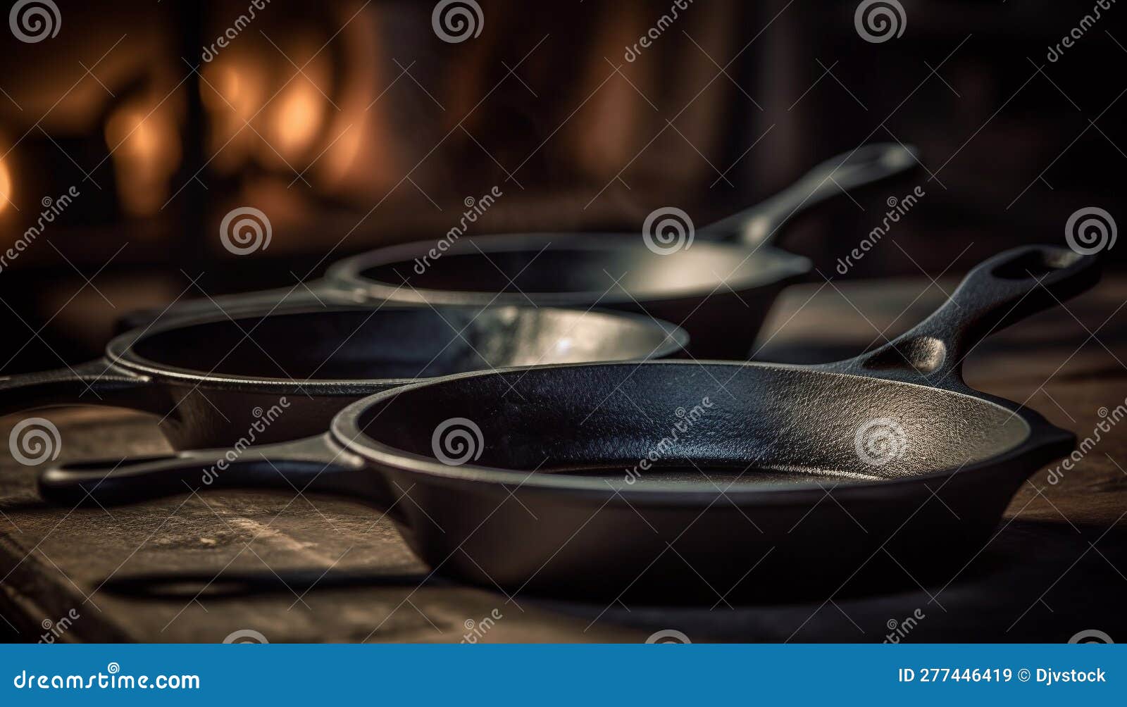 Healthy Meal Preparation with Rustic Wooden Utensils Generated by AI