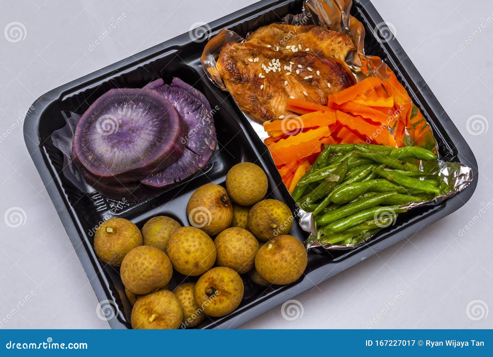 Healthy Diet Food Bento Box Asian Food Stock Image Image Of Gourmet Plan 167227017