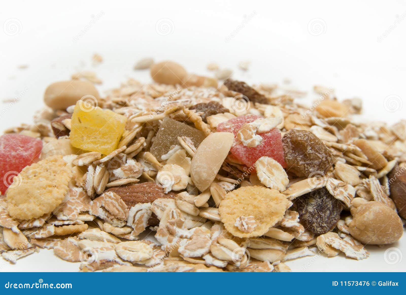 Healthy muesli. stock photo. Image of nature, oats, grains 11573476