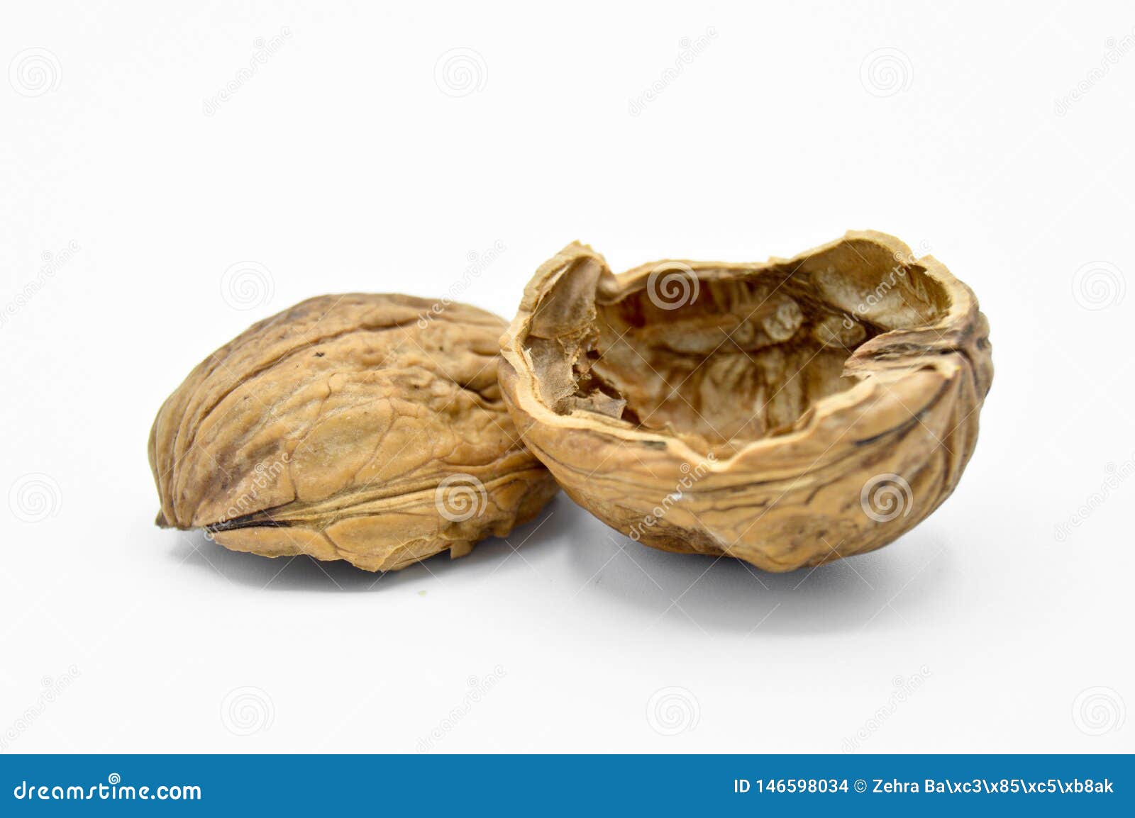 Healthy and Nutritious Beige Brown Walnut Grains. Crushed Walnut Shells.  Stock Photo - Image of branch, area: 146598034