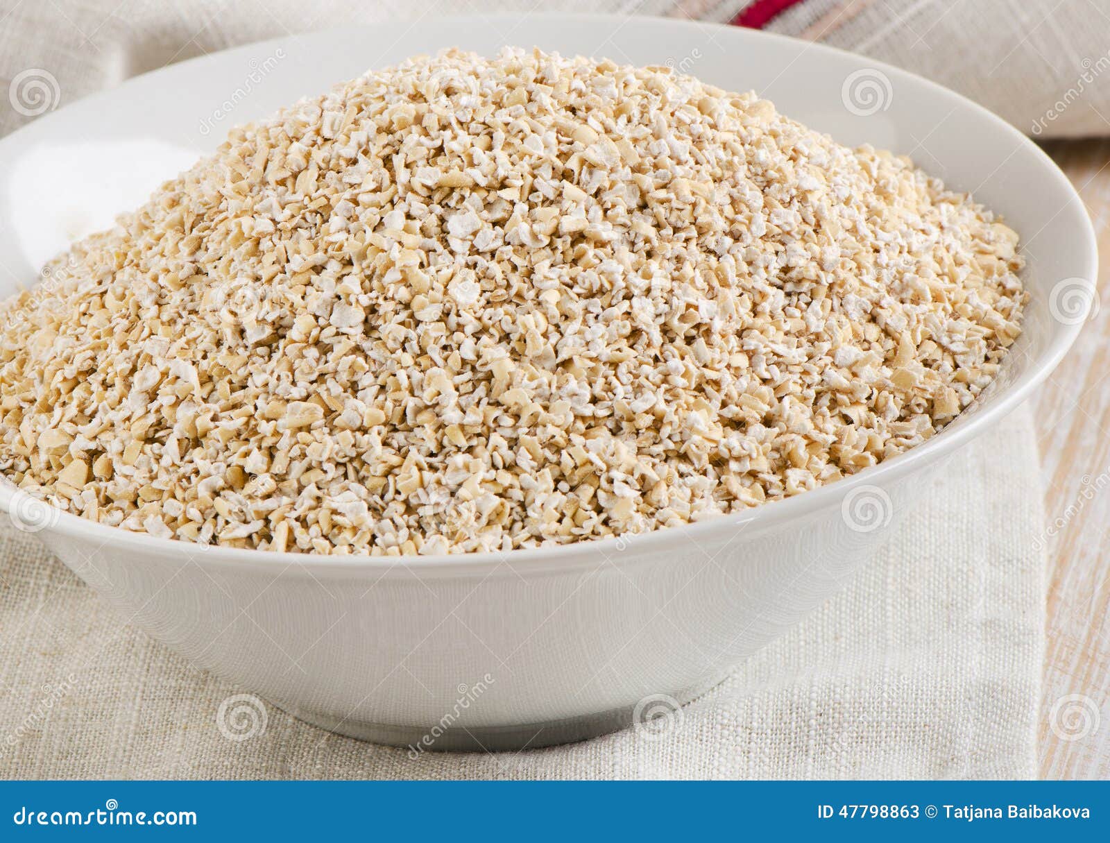Healthy Oat Bran in White Bowl Stock Image Image of cook, natural