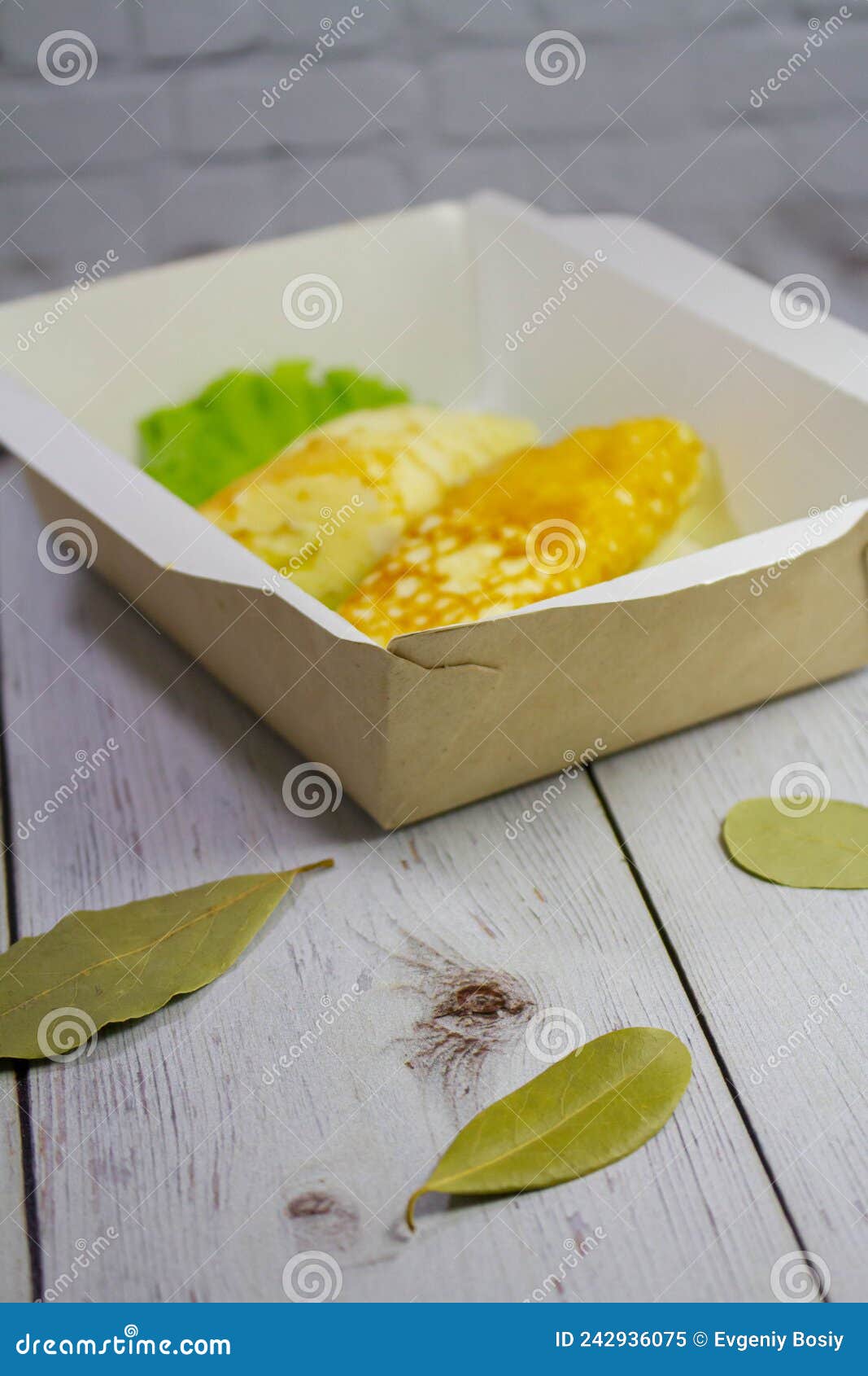 Healthy Omelette with Lettuce Stock Image Image of sport, omelette