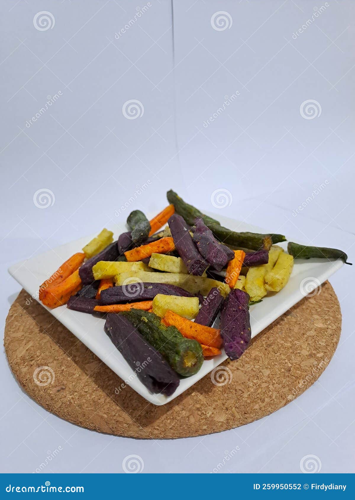 Colorful vegetable cracker stock photo. Image of fruit 259950552