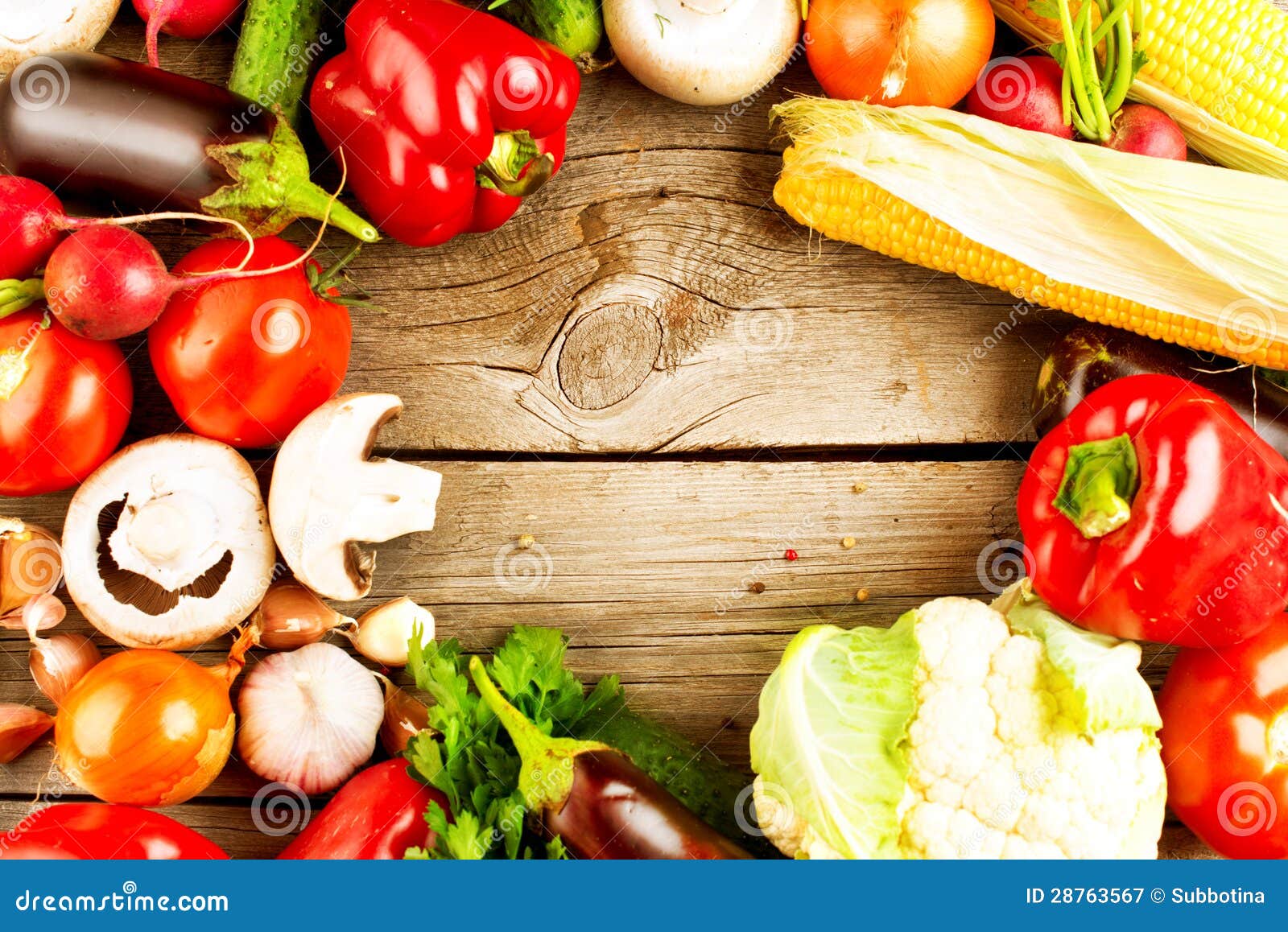 Healthy Organic Vegetables stock image. Image of cucumber - 28763567