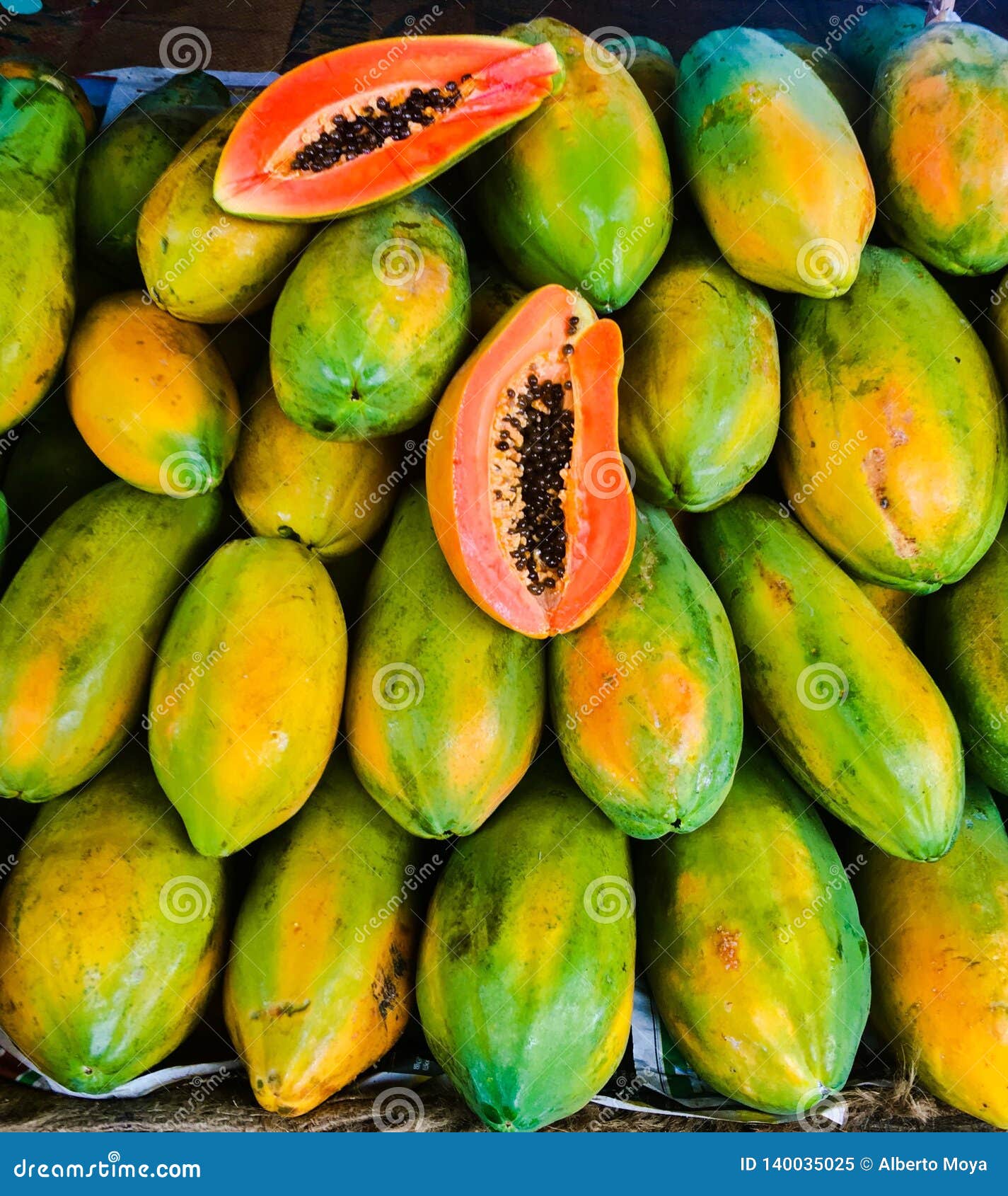 healthy papaya asiatic fresh