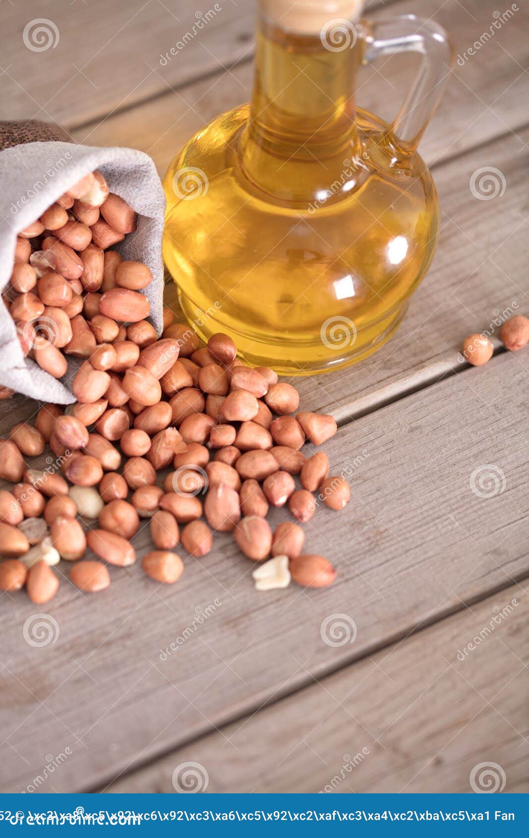 Healthy Peanut Oil on Table Stock Photo Image of nutrition