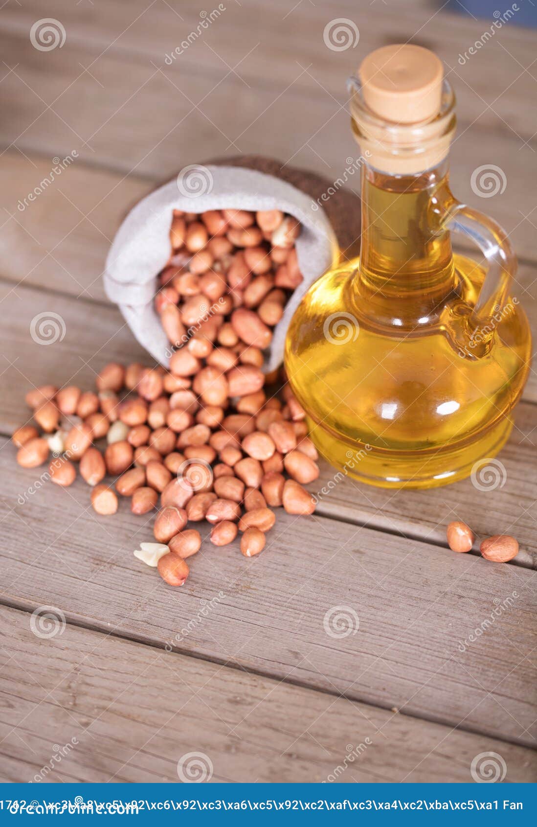 Healthy Peanut Oil on Table Stock Photo Image of looking, objects