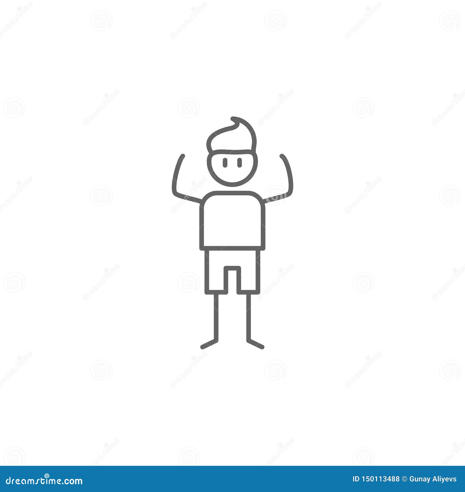 healthy, physiotherapy, man icon.  of physiotherapy icon. thin line icon for website  and development, app