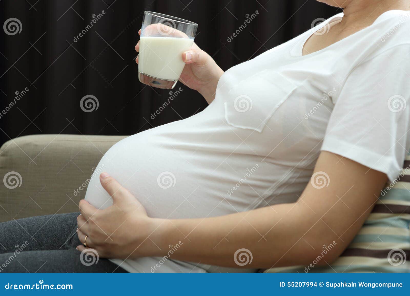 Healthy pregnancy stock photo. Image of happy, prenatal 55207994