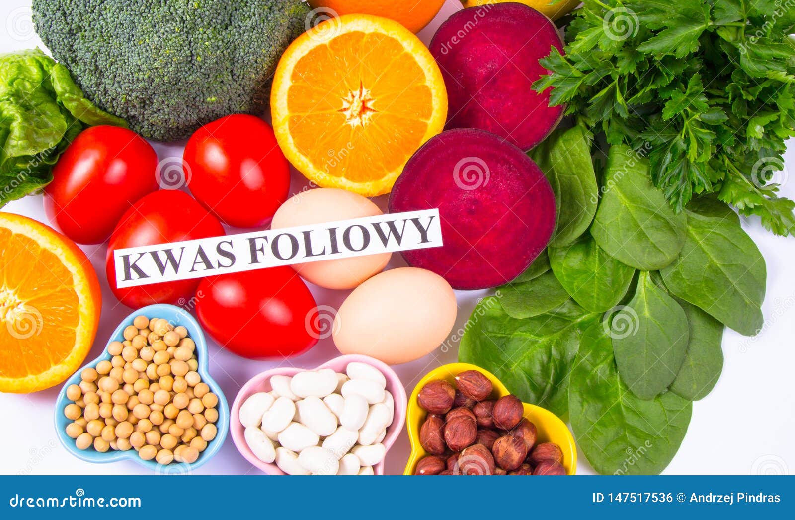 healthy products and ingredients as source vitamin b9 acidum folicum, natural minerals, concept of nutritious eating