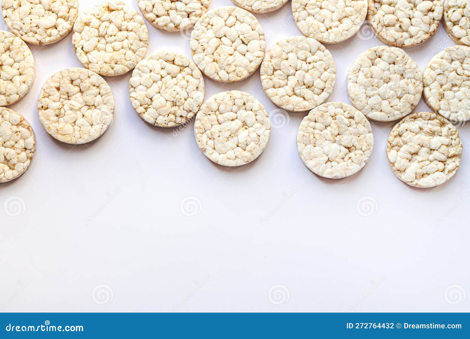 Healthy Puffed Rice Cakes Isolated on White Stock Photo Image of