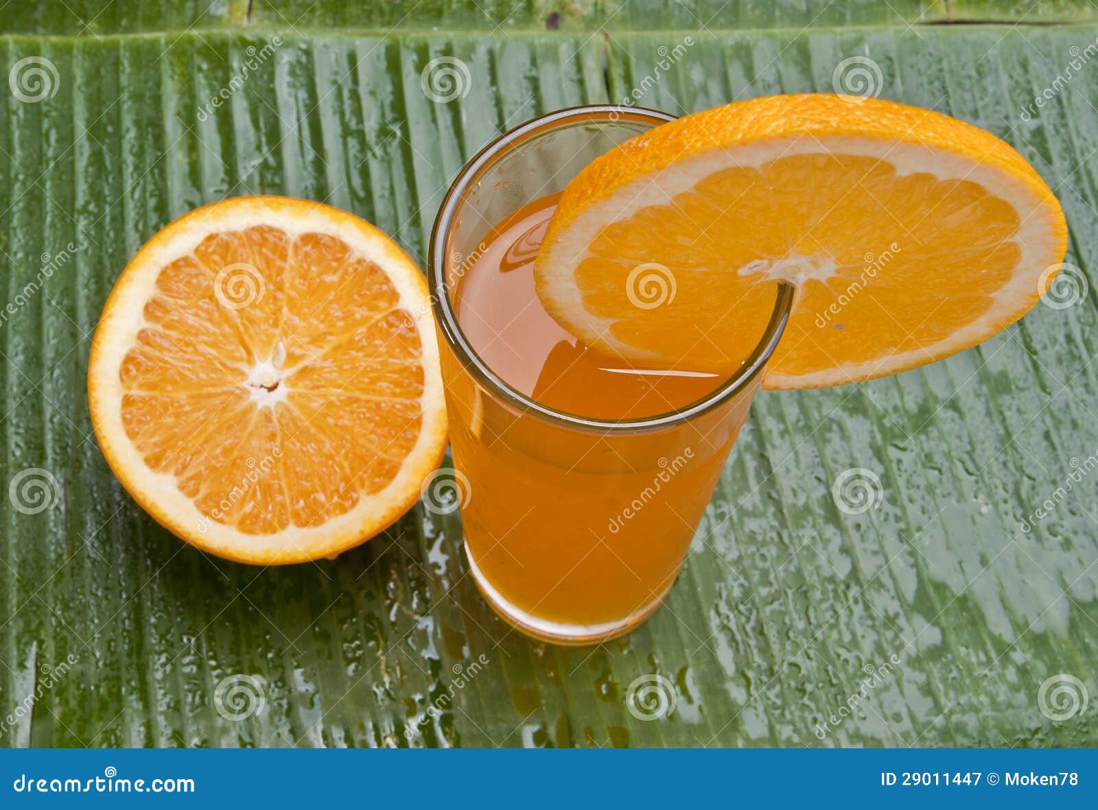 Healthy Refreshing Orange Juice Stock Image Image of banana, energy