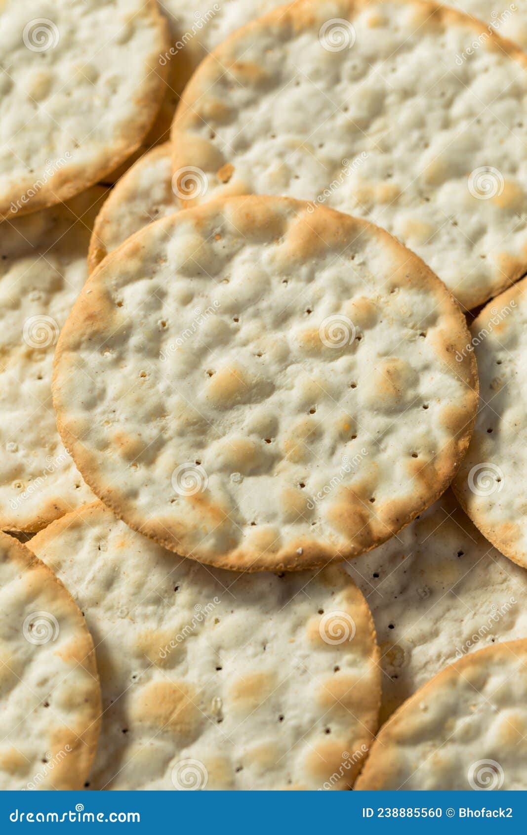 Healthy Round Table Water Crackers Stock Photo Image of organic