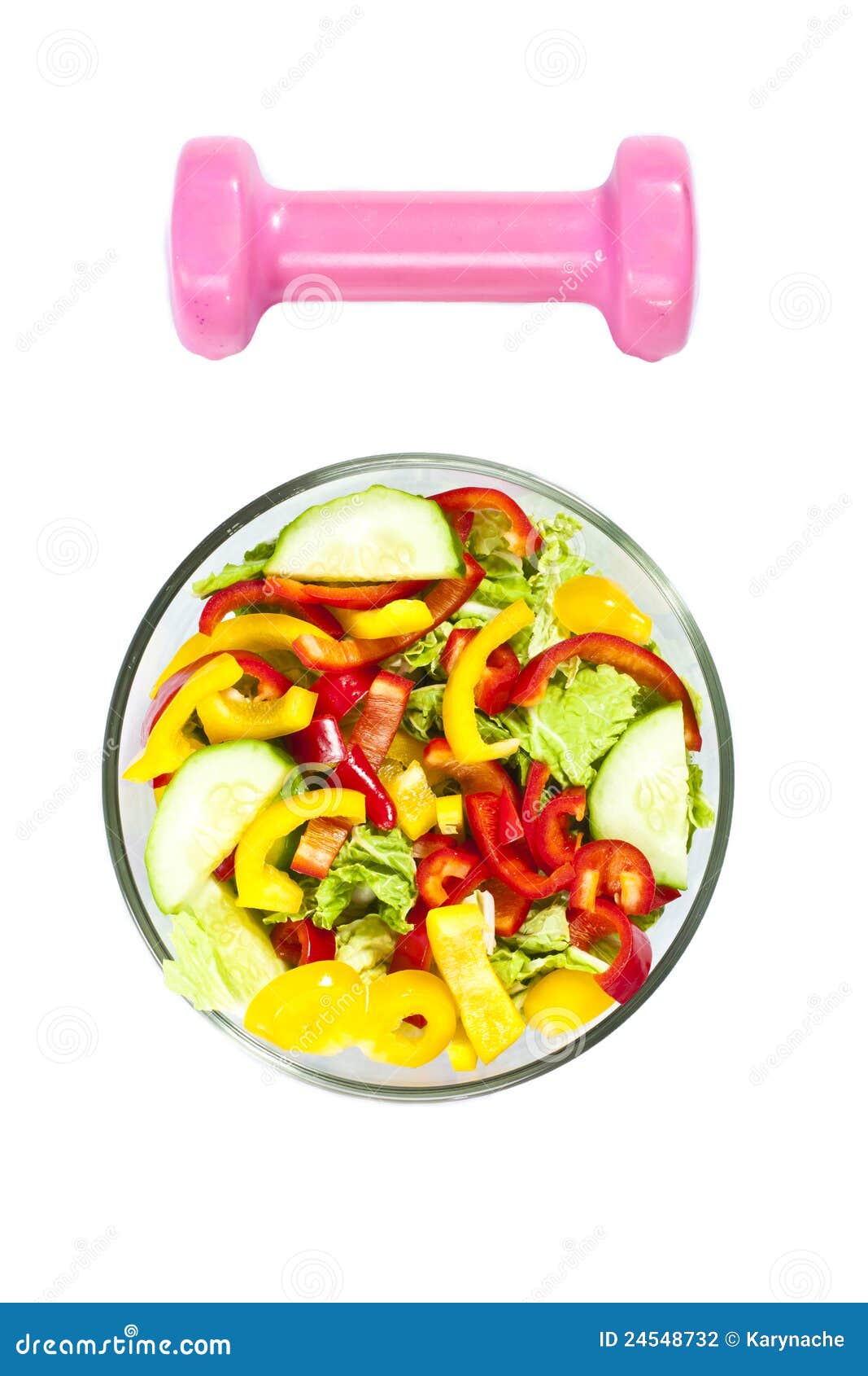 Healthy Salad stock photo. Image of cucumber, calorie 24548732