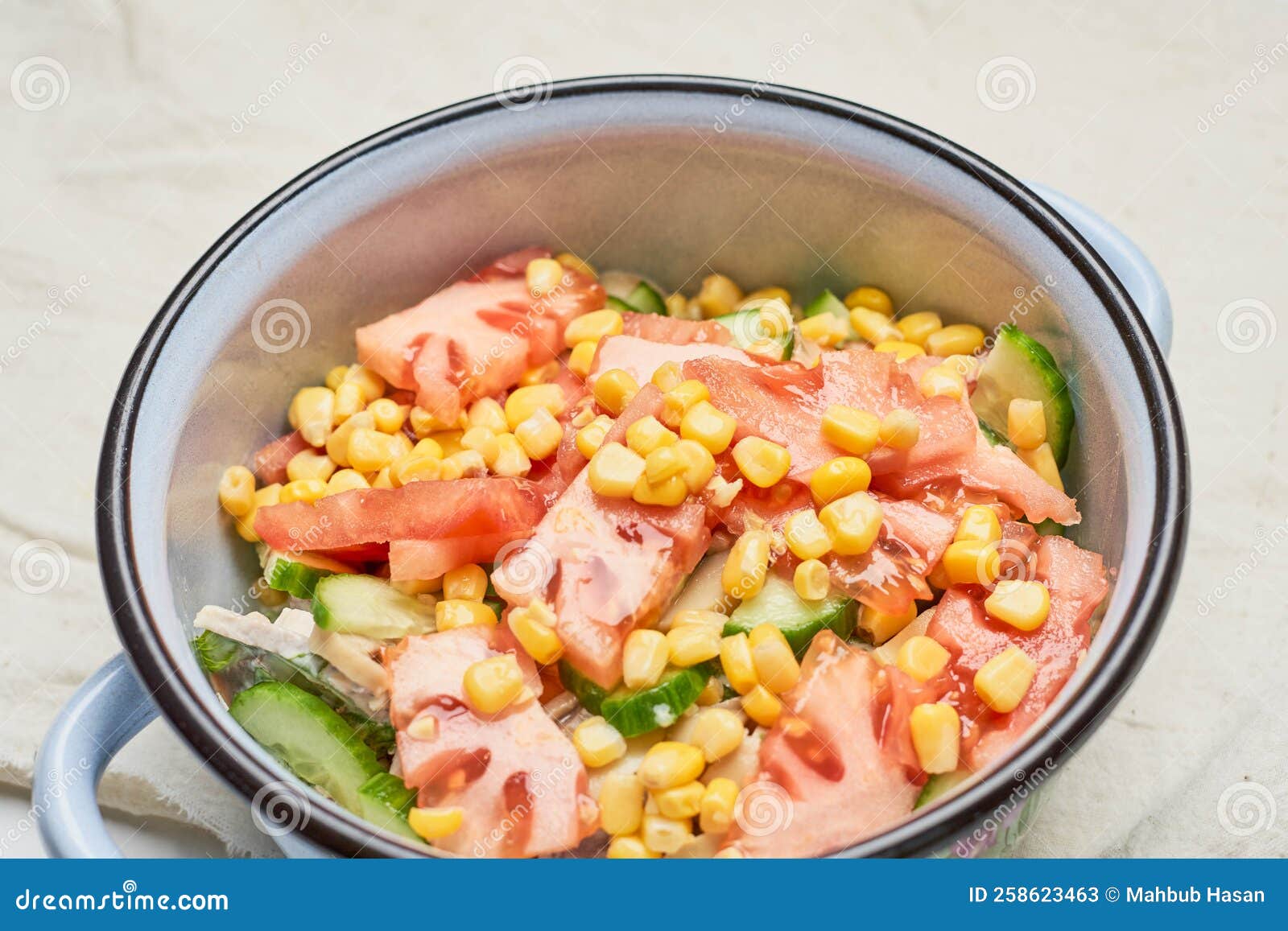 Healthy Salad for Weight Loss Stock Image - Image of kefir, vitamin