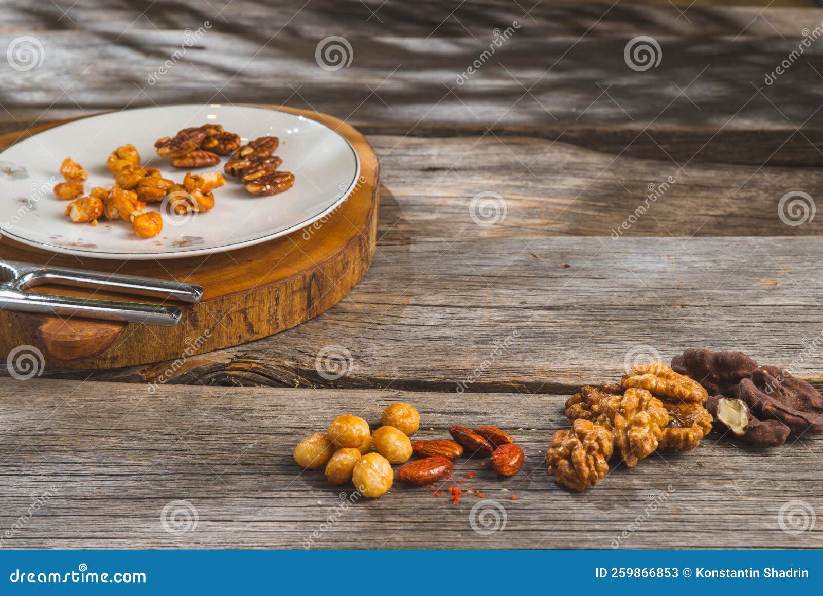 Healthy Snack of Nuts and Dried Fruit Stock Image Image of health