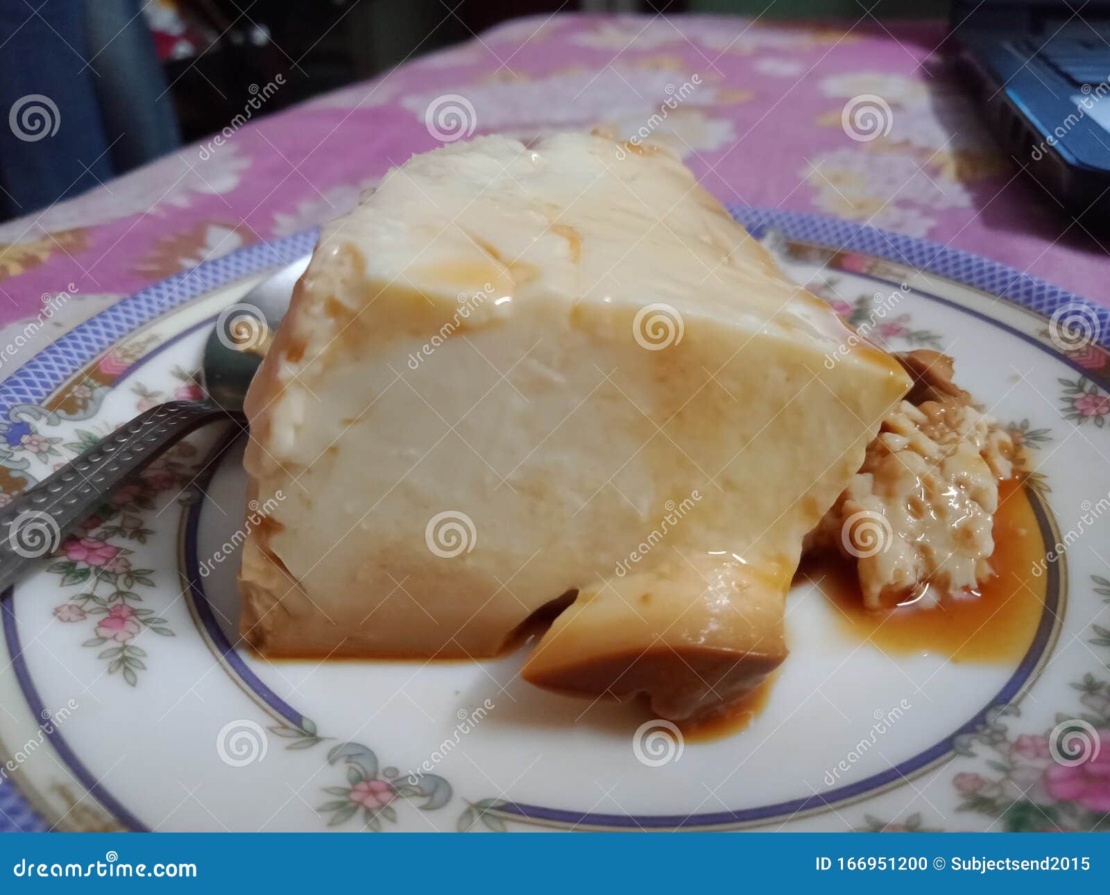 Healthy and tasty pudding stock photo. Image of tasty 166951200