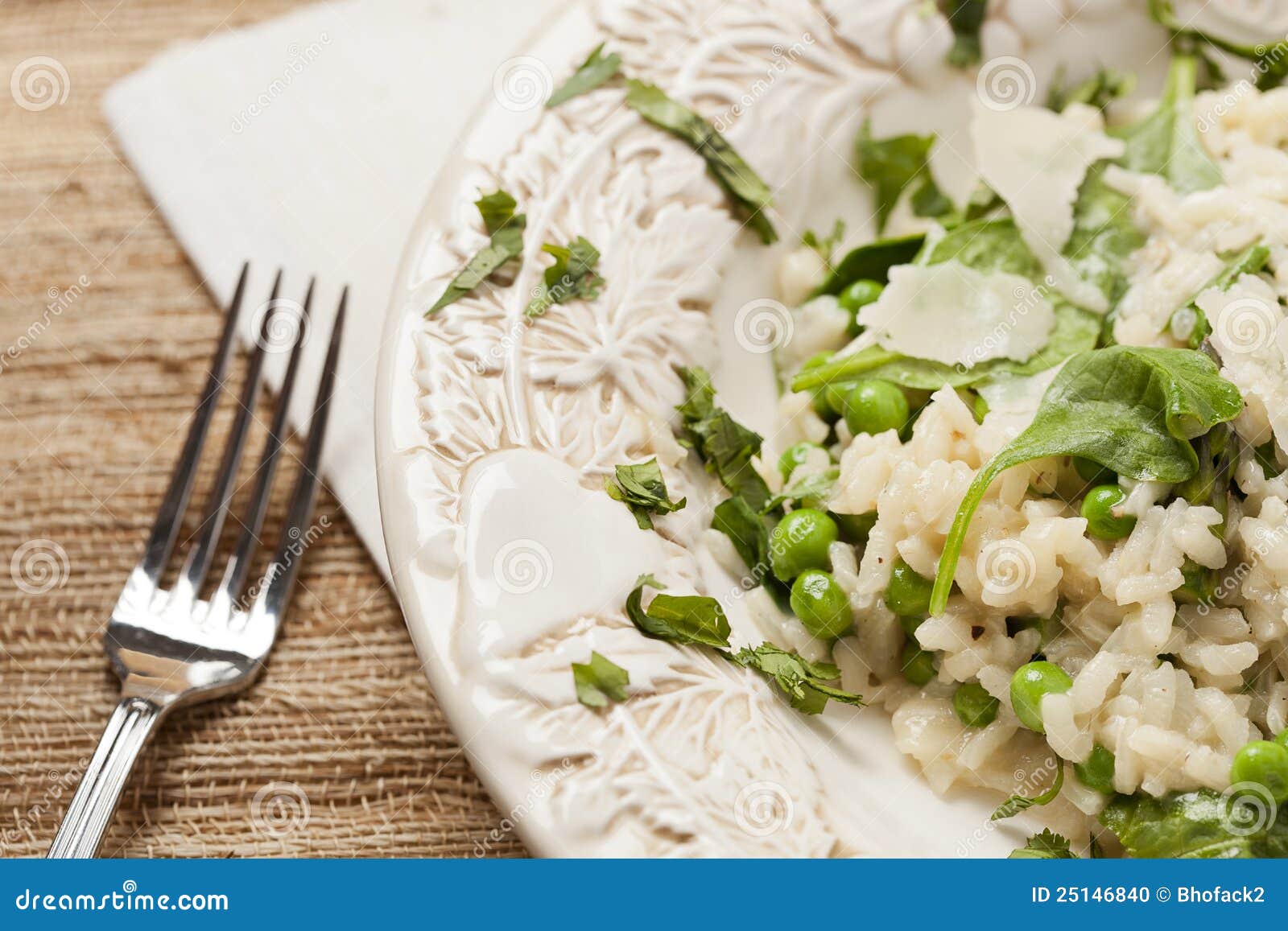 Healthy Vegetarian Italian Risotto Stock Photo Image of diet, food