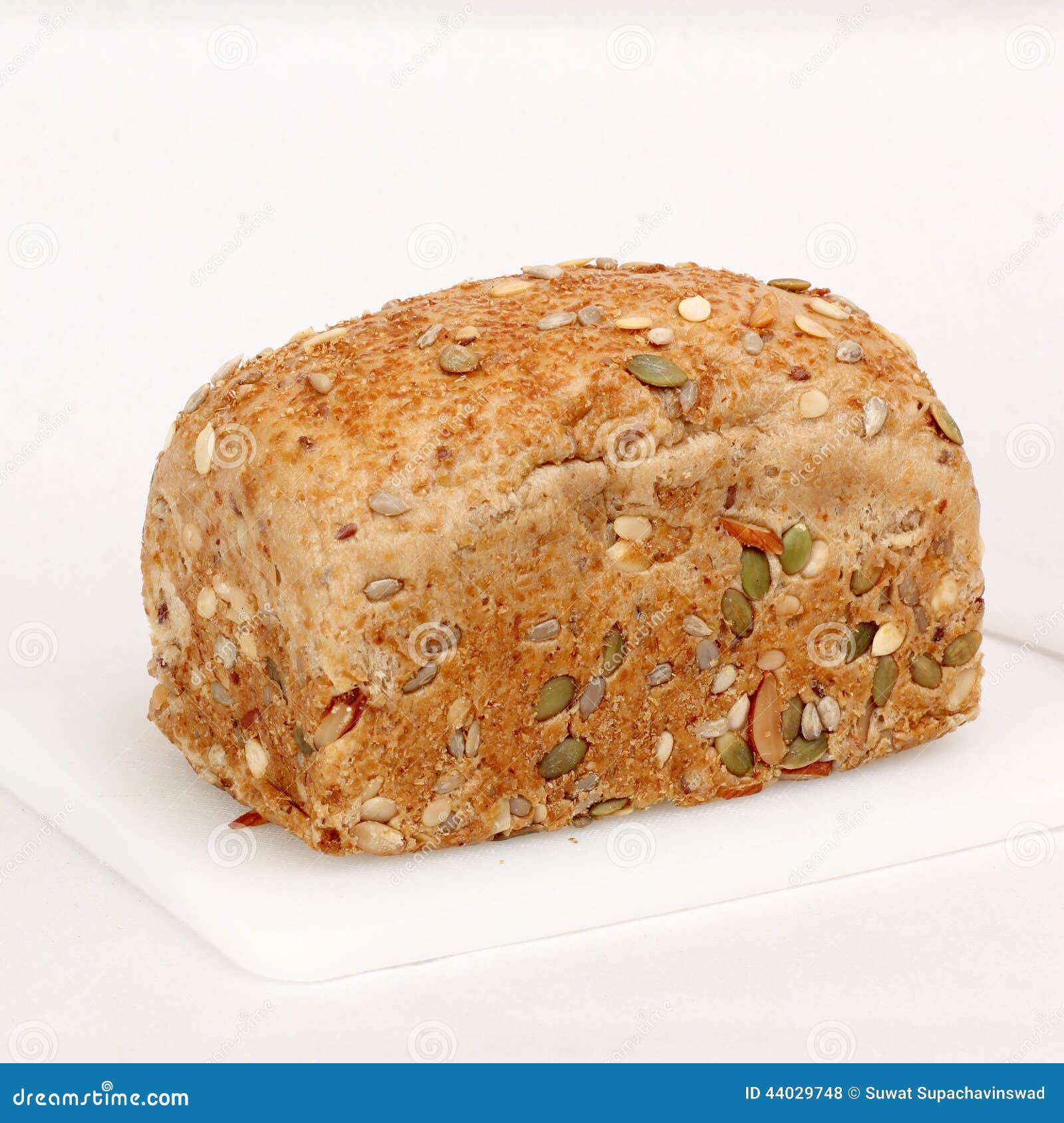 Healthy whole wheat bread stock photo. Image of seed 44029748
