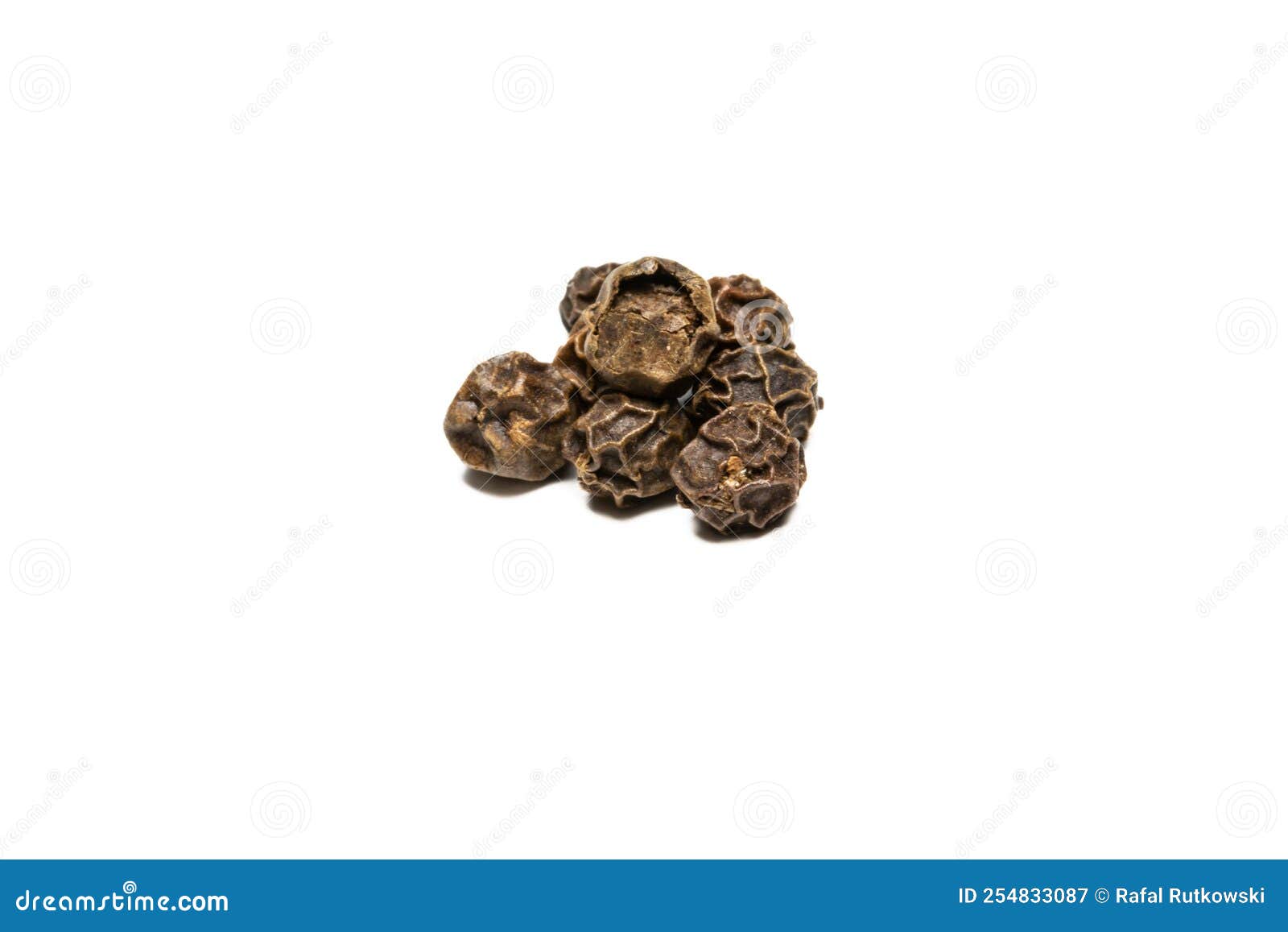 Heap of Black Pepper, Closeup Stock Illustration Illustration of