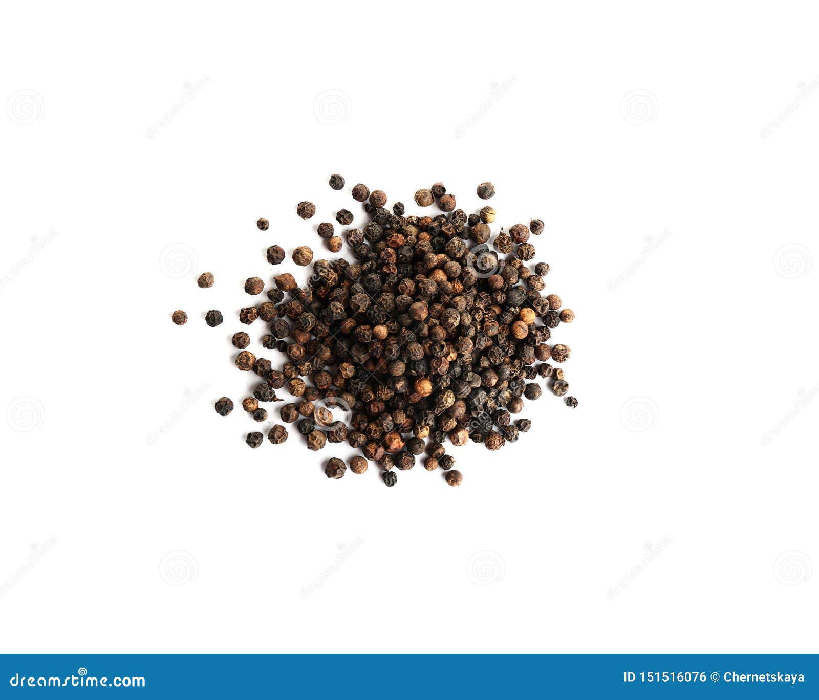 Heap of Black Peppercorns Isolated on White Stock Photo Image of cook